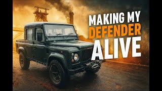 Making my Landrover defender alive, preparing the truck for tuning and repairing damage from billing