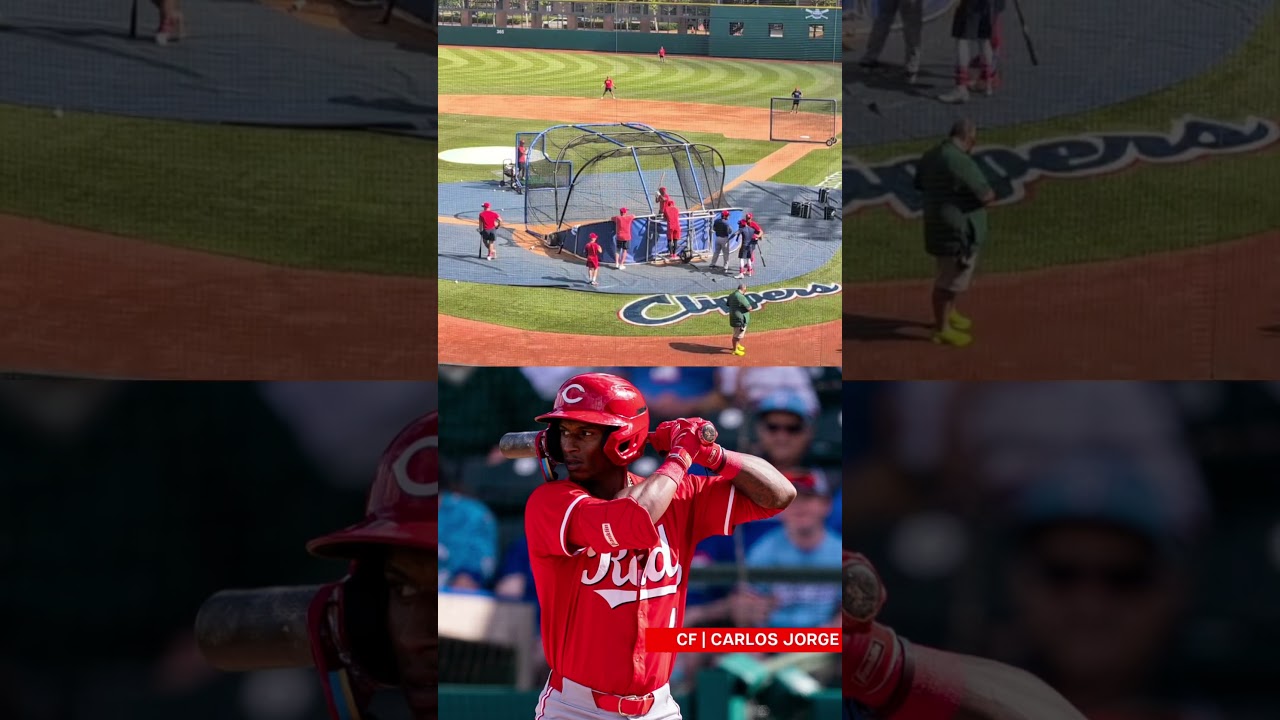 Carlos Jorge Greets New Teammates After Promotion to AAA-Louisville #Reds