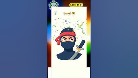 DOP 4 Level 45, Draw One Part - NEW DOP Puzzle Game - Gameplay Walkthrough Android