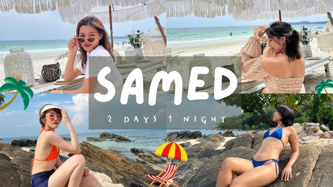 Koh Samed Vlog | 3วัน2คืน พาเที่ยวเกาะเสม็ด แวะคาเฟ่ริมหาดทรายแก้ว + Dinner  on the beach สุดโรแมนติก - YouTube