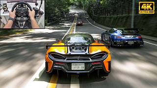 McLaren 600LT Coupe VS Track Toys - Forza Horizon 6 | Logitech G923 Steering Wheel screenshot 4