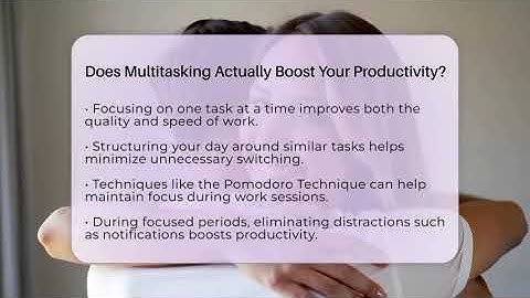 Does Multitasking Actually Boost Your Productivity? - The Personal Growth Path