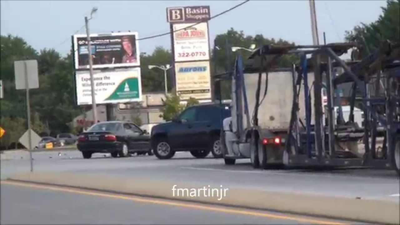 Vehicle crash response E Basin Rd YouTube