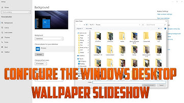 Configure the Windows Desktop Wallpaper Slideshow