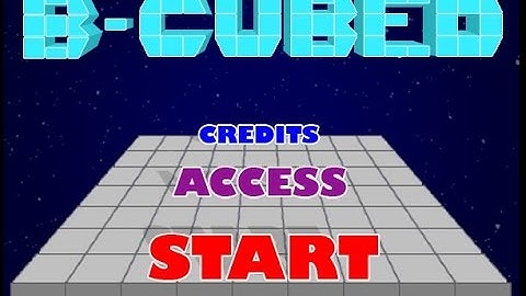 B-Cubed Walkthrough Level 20