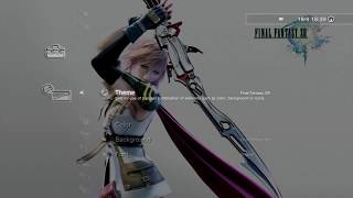 FFXIII Lightning Custom XMB Theme (PS3)