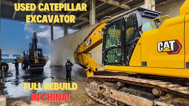 Used CAT Excavator from China: Inside the Rebuild Factory Process!