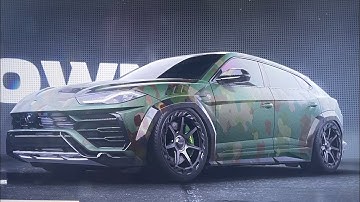 2017 Lamborghini Urus Customization in Need for Speed Unbound