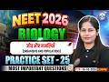 NEET Biology Organisms and Populations | जीव और समष्टियाँ | NEET Biology Practice Set 25 | NEET 2026