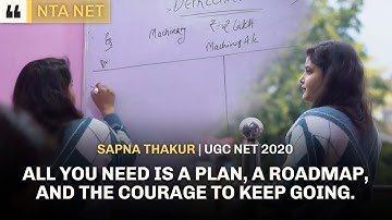 All You Need is The Plan | Topper Sapna Thakur | UGC NTA NET Topper 2020 (Commerce)