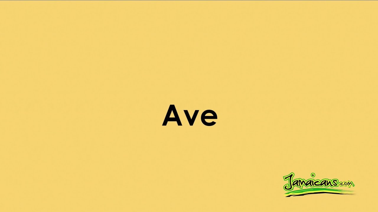 Patois Dictionary Ave YouTube