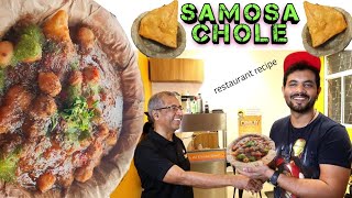 How to make Samosa Chole | Samosa Chaat restaurant recipe | My Kind of Productions