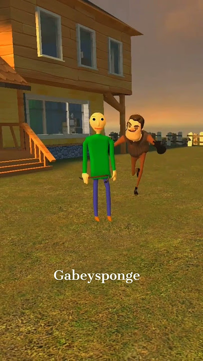 HELLO NEIGHBOR KILLS BALDI 😩😩 #shorts