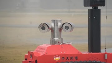 Meet explosion-proof fire-fighting robot developed in China