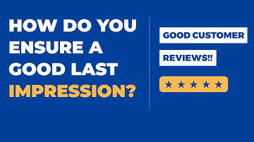 How to create a good and lasting impression with your customers: #cxos #customerexperience