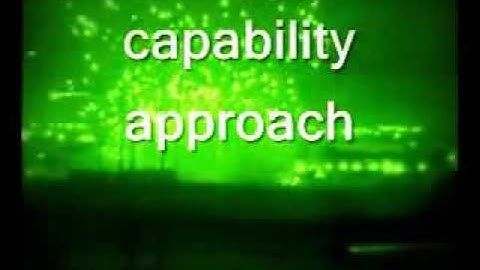 capability approach [DEMO]