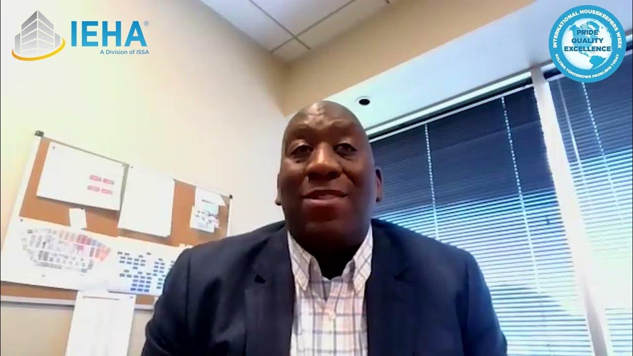 Isaac Johnson Celebrates International Housekeeper and EVS Awareness