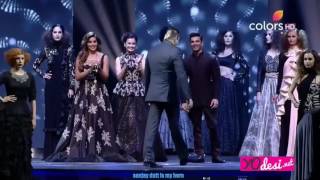 Sanju BaBa walk the ramp in iffa award 2017