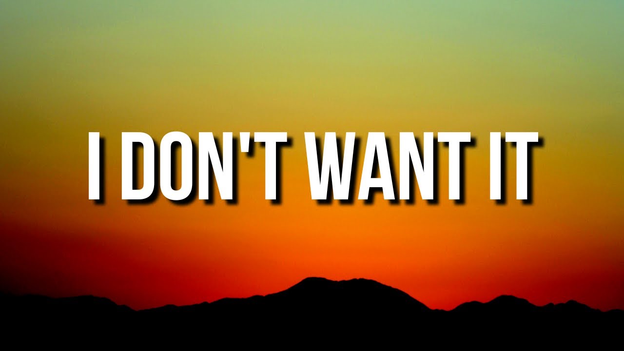 Don’t want it Lil Nas X - DONT WANT IT (Lyrics) - YouTube main image 2