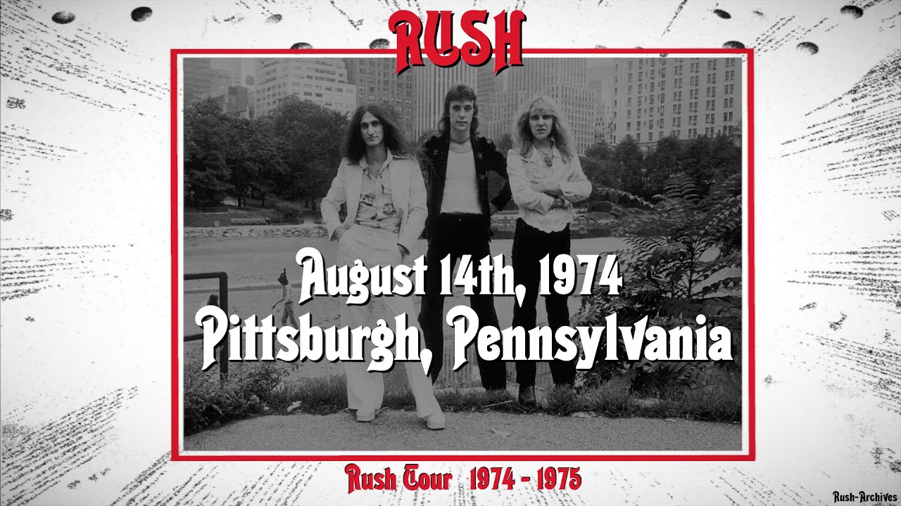 Rush - 14 August 1974 - Civic Arena, Pittsburgh, Pennsylvania