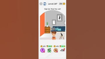 BRAINDOM | LEVEL 287 | HELP HER TO FIND THE CAT