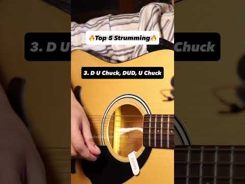 Top 5 Strumming Pattern🔥 #shorts