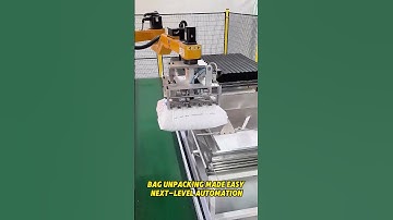 Bag Unpacking Made Easy Next Level Automation😎 #depalletizing #automation #palletizer #palletizing
