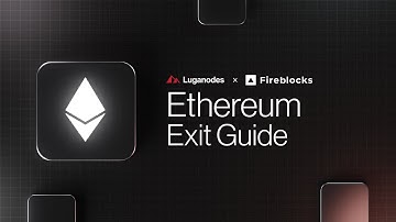 ETH Validator Exit Guide using Fireblocks and Luganodes Staking Dashboard