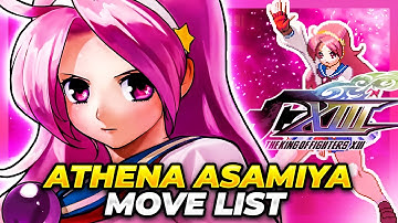 ATHENA ASAMIYA MOVE LIST - The King of Fighters XIII (KOFXIII)