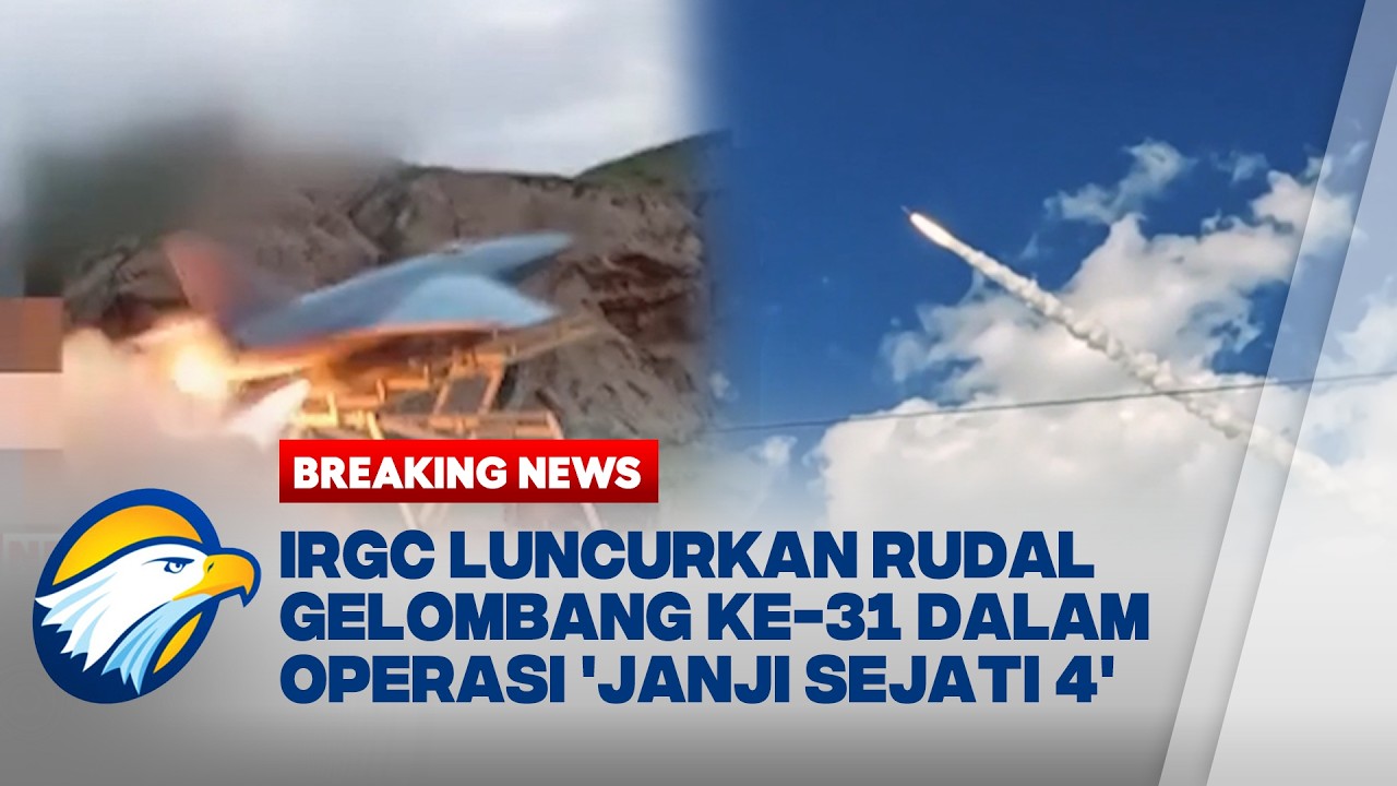 BREAKING NEWS - Israel dan AS Lanjutkan Serangan ke Iran, Iran Balas dengan Gelombang Rudal ke-31