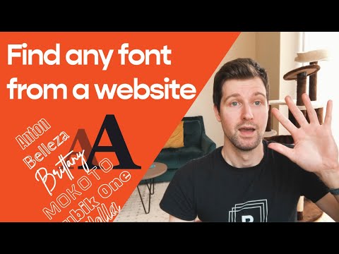 How to find what font a website is using 🎨
