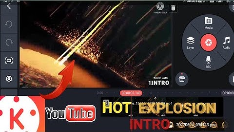 How to Make Hot Explosion Intro For YouTube in Kinemaster on Android | make intro #youtubeshorts