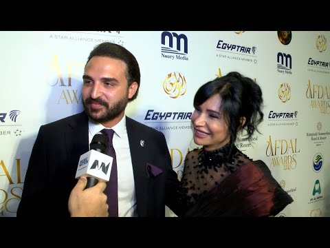 الظهور الإعلامي الأول للمخرجة رشا شربتجي وزوجها إبراهيم الشيخ من مهرجان أفضل