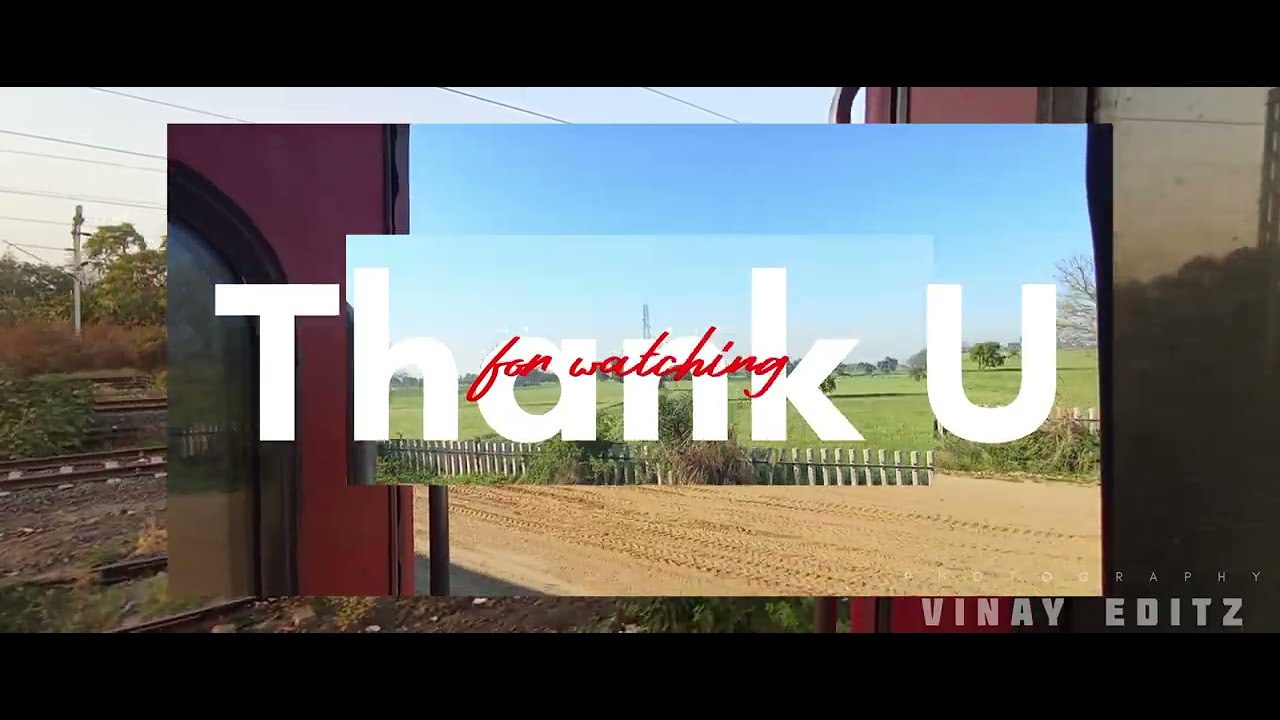 Aesthetic Train Travel Cinematic Video | Journey Through Lens