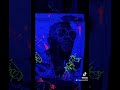 Glow in the dark potrait painting #foryou #ayevera2405