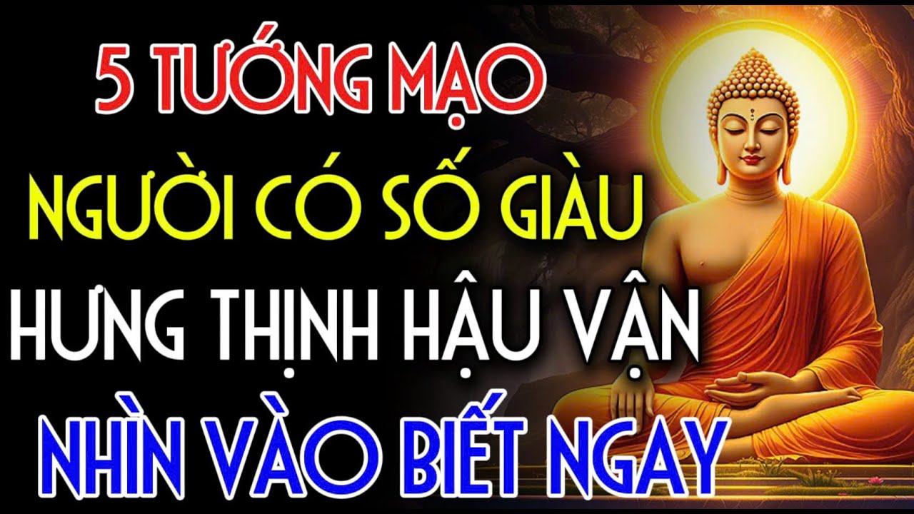 5 TƯỚNG MẠO, NGƯỜI CÓ SỐ GIÀU, HƯNG THỊNH HẬU VẬN - NHÌN VÀO BIẾT NGAY | Nhân Tâm Chỉ Lộ