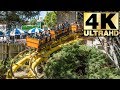 Gold Rusher Front Seat on Ride 4K POV Six Flags Magic Mountain