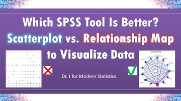 SPSS Visual Tools: Relationship Map vs. Scatterplot