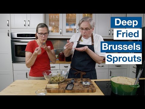 🔵 Deep Fried Brussels Sprouts Recipe || Glen & Friends Cooking