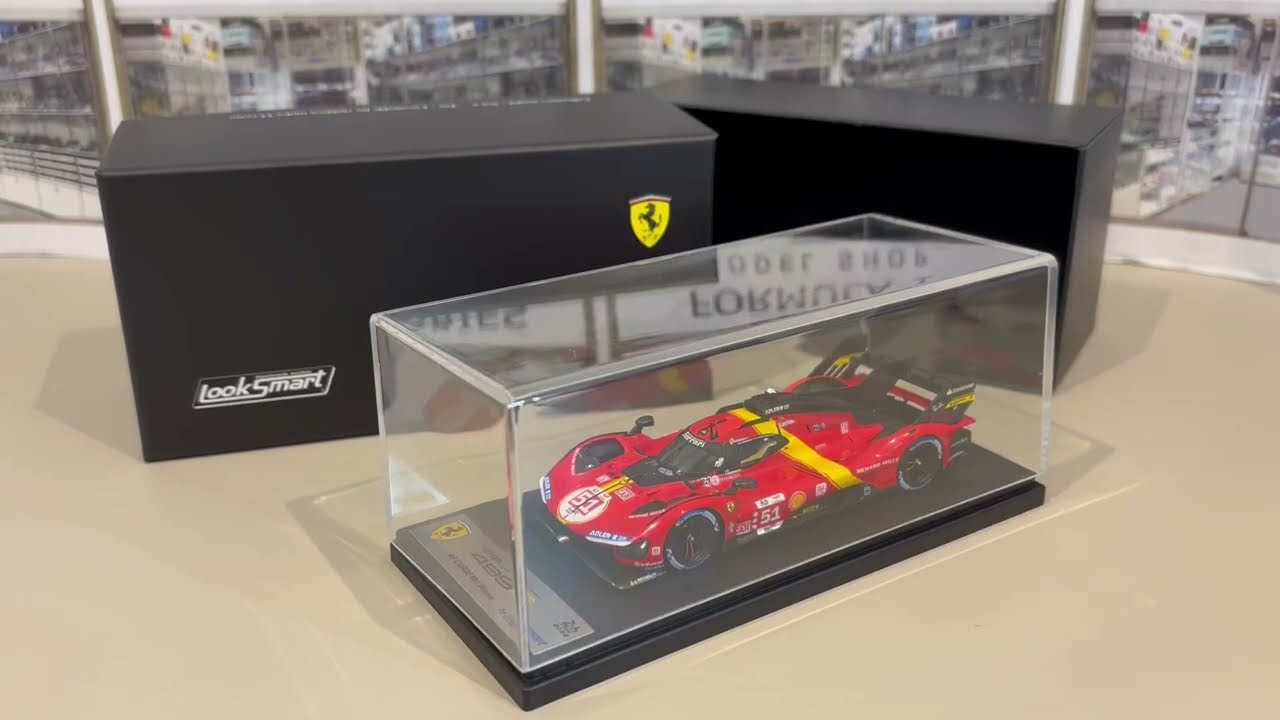 LOOKSMART LSLM162 - Ferrari 499P N°51 AF Corse - Vainqueur 24h Le Mans 2023 - 1/43