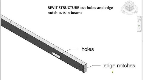 Revit Structure- Cut holes and edge notches By face-Tutorial-Tips