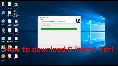How to Download & Install Perl in window 10, 8, 7
