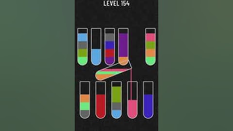 Water Sort Puzzle   level 154 !!! Mobile Cell Phone Game Walkthrough Android / Apple
