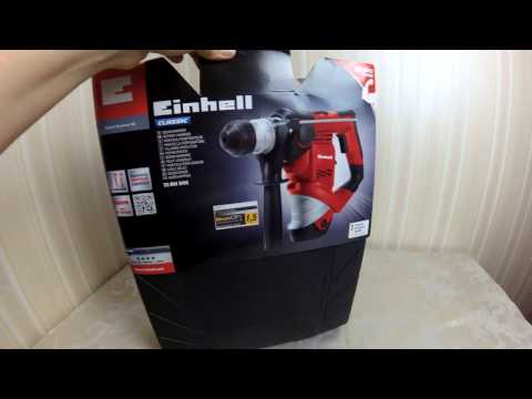 Мощный электрический перфоратор Einhell TC-RH 900 : 900 Вт, 3 Дж, 850 об/мин, 4100уд/мин (4258237)