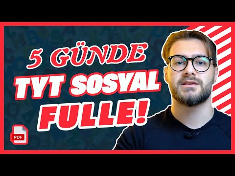 TYT Sosyal Nasıl Fullenir? | HIZLI