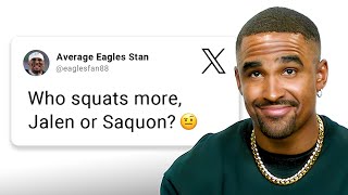 Jalen Hurts Answers Fans' Juicy Questions by Philadelphia Eagles 72,122 views 6 days ago 4 minutes, 5 seconds