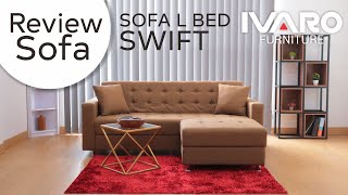 Sofa L -Sofa Sudut-Sofa L Minimalis-Kursi L -Sofa Tamu SWIFT IVARO