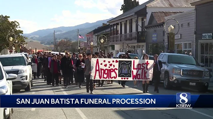 San Juan Bautista held a funeral procession for An...