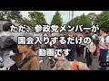 ただ、参政党の議員が国会入りするだけの動画です #参政党