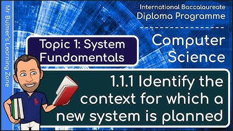 IB DP Computer Science - System Fundamentals  - VIDEO 1: Planning and System Installation - 1.1.1.
